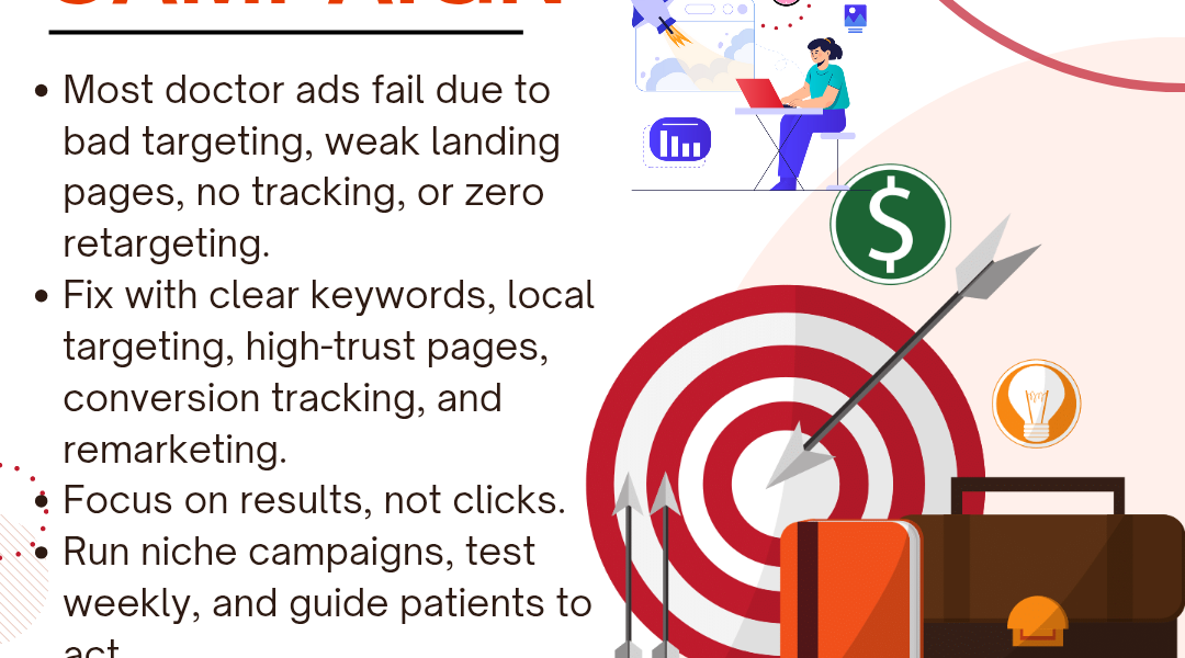 Google Ads for Doctors: Why Most Campaigns Fail (And How to Fix Them)