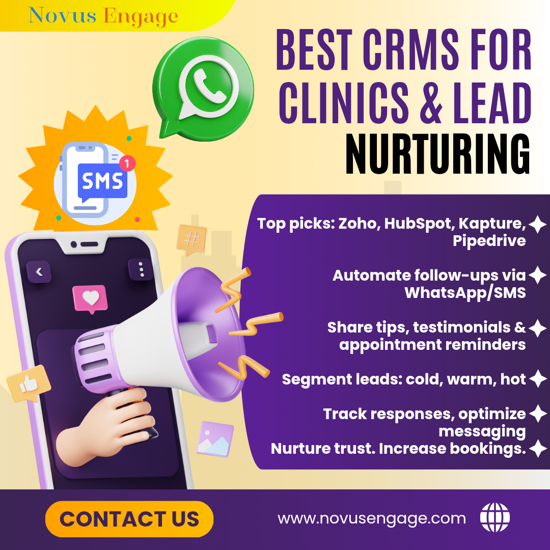 Best CRM Tools for Clinics—and How to Use Them for Lead Nurturing