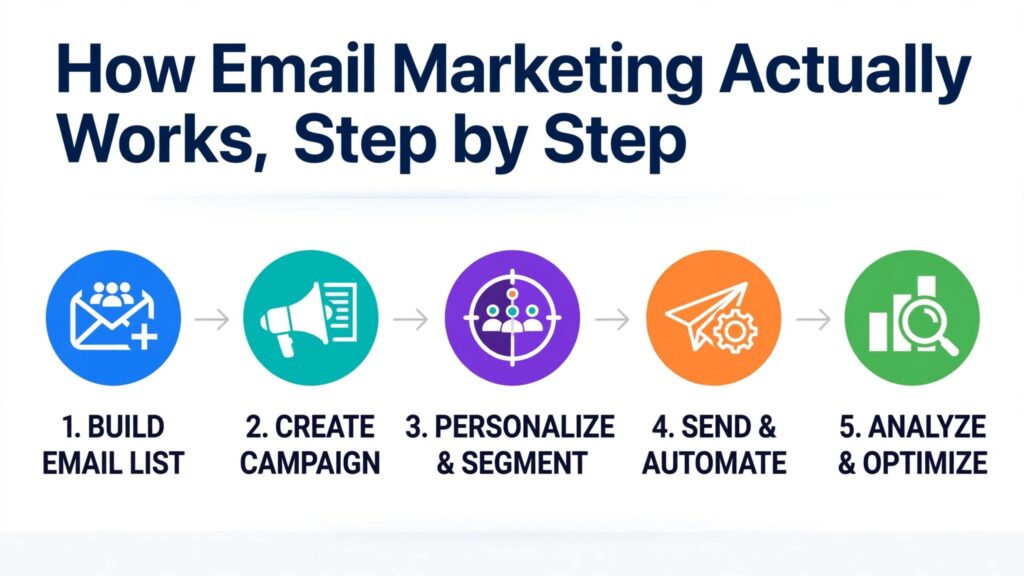 How Email Marketing Actually Works, Step by Step