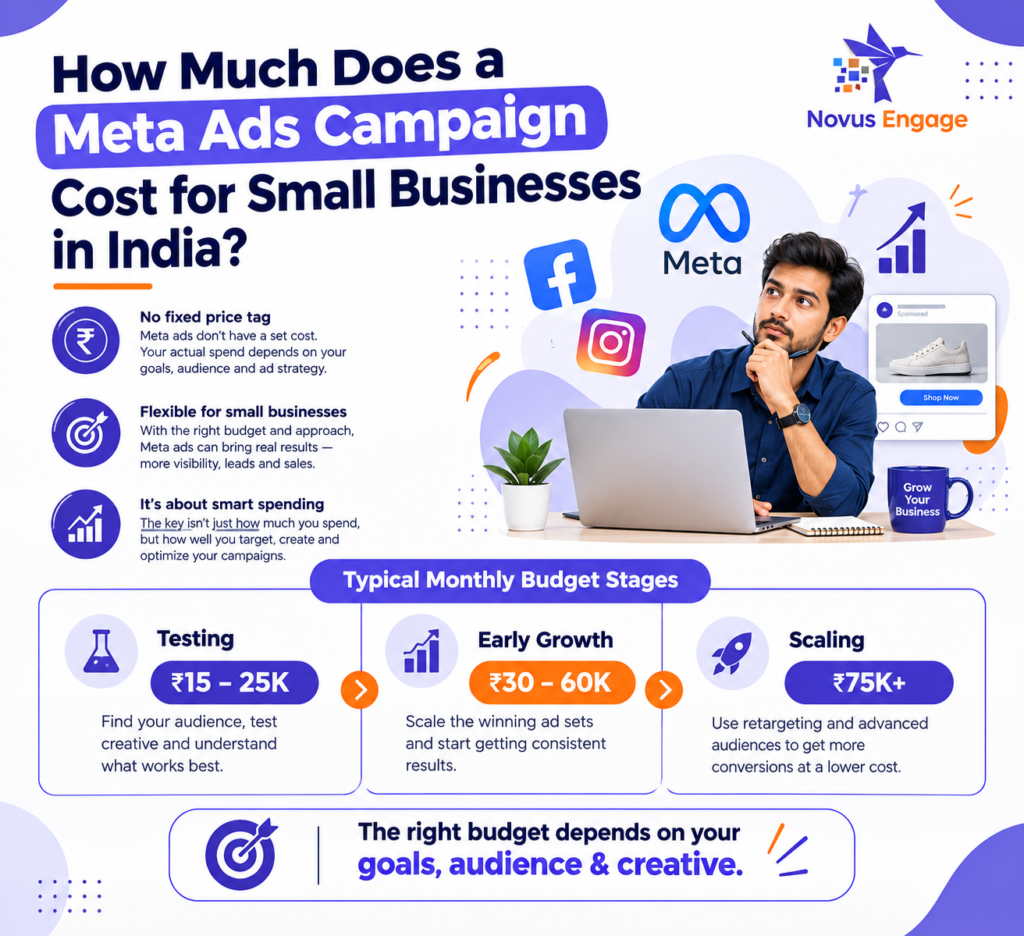 How much does a Meta ads campaign cost for small businesses in India